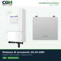 Sistema di accumulo monofase inverter 3kW Solis batteria al litio 10.24kWh Dyness DL5.0C - CGM Energia e Casa