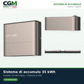 Sistema di accumulo trifase inverter 10kW EP CUBE batteria al litio 35kWh CanadianSolar - CGM Energia e Casa