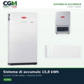 Sistema di accumulo trifase inverter 20kW Verto Plus batteria litio 15.8kWh Fronius Reserva - CGM Energia e Casa