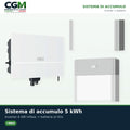 Sistema di accumulo trifase inverter 6kW PowerTRIO batteria al litio 5kWh FIMER - CGM Energia e Casa