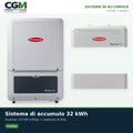 Sistema di accumulo trifase inverter 20kW Verto Plus batteria litio 32kWh Fronius Reserva Pro - CGM Energia e Casa