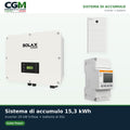 Sistema di accumulo trifase inverter 20kW batteria al litio 15.3KWh TB-HS51 Solax Power - CGM Energia e Casa