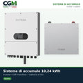 Sistema di accumulo monofase inverter 6kW Dyness batteria al litio 10.24kWh DL5.0C - CGM Energia e Casa