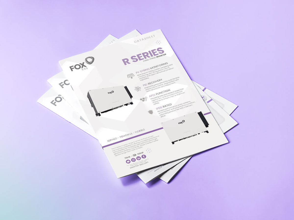Fox ESS Serie R inverter fotovoltaico trifase