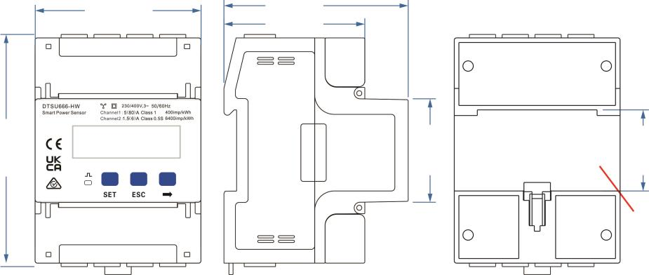 Huawei DTSU666-HW smart power sensor trifase