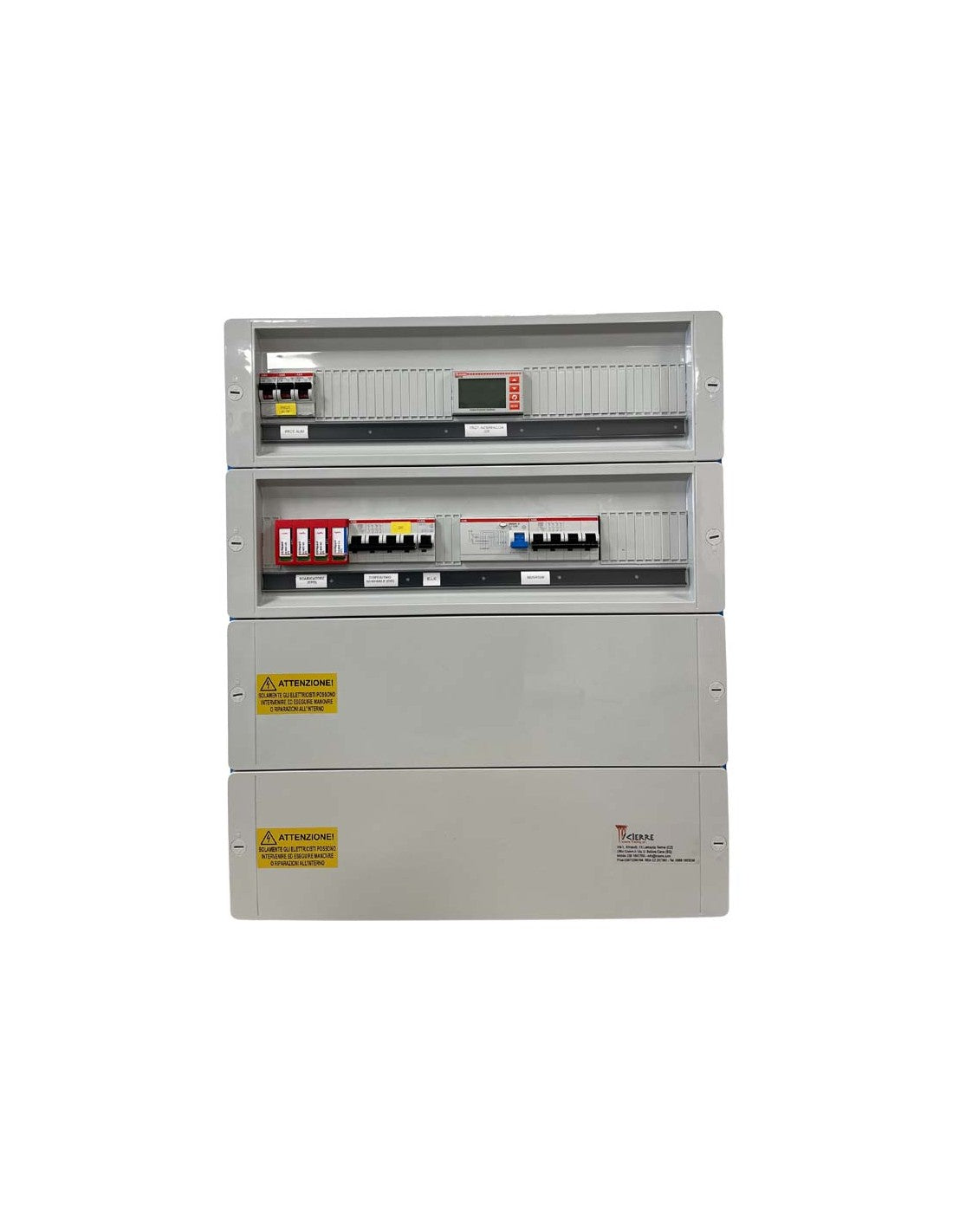 Quadro AC trifase Icierre 21/25kW 40A 400V CEI 0-21