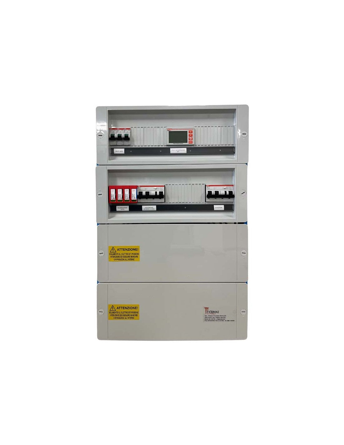 Quadro AC trifase Icierre 26/30kW 50A 400V CEI 0-21