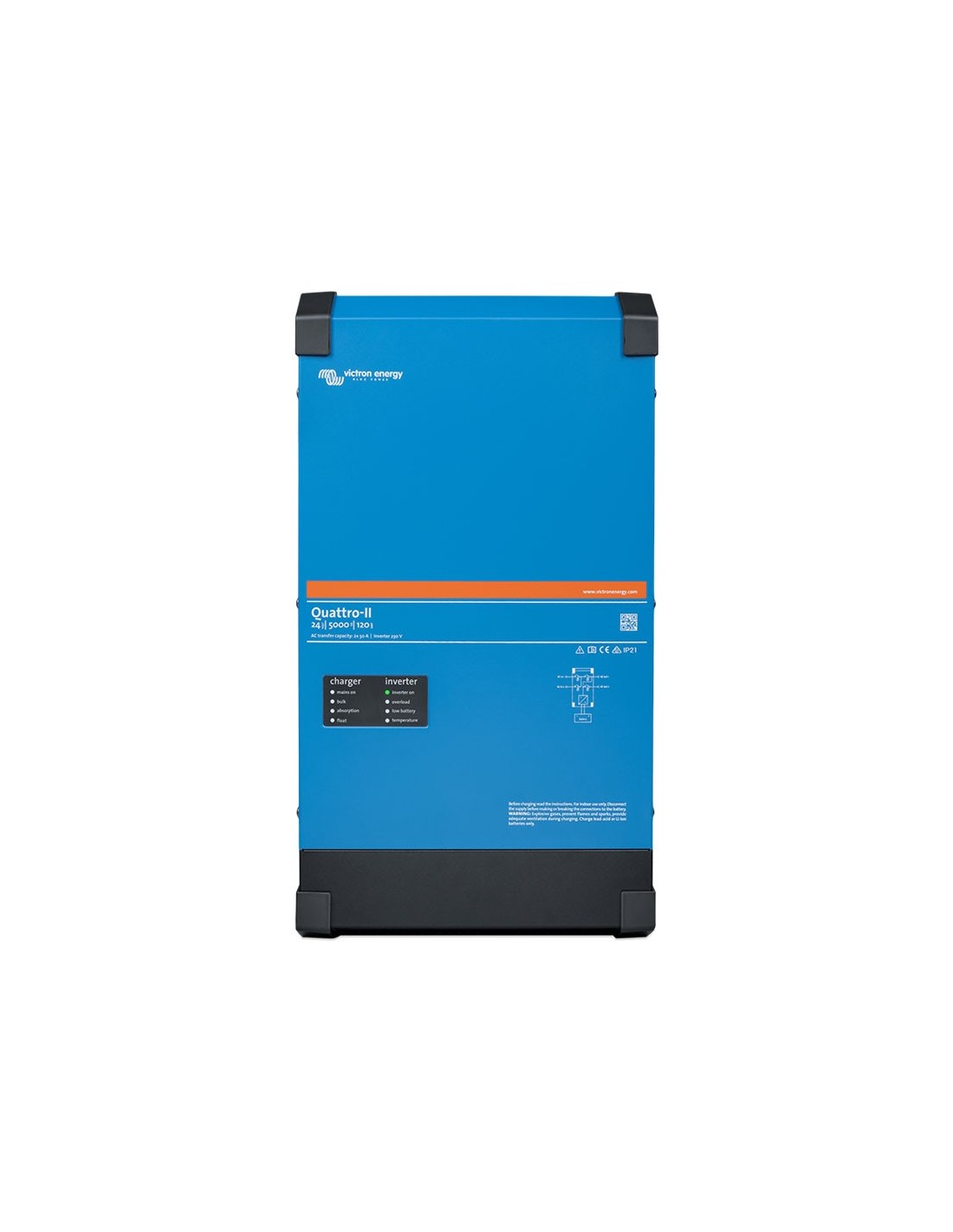 Inverter/caricabatterie Quattro-II 4000W 24V 5000VA Victron Energy Quattro 24/5000/120-50/50