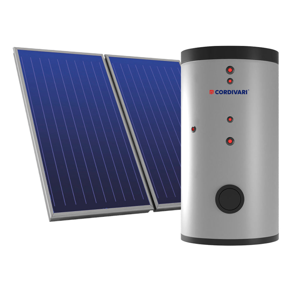 Immagine illustrativa sistema solare termico a circolazione forzata 160 L