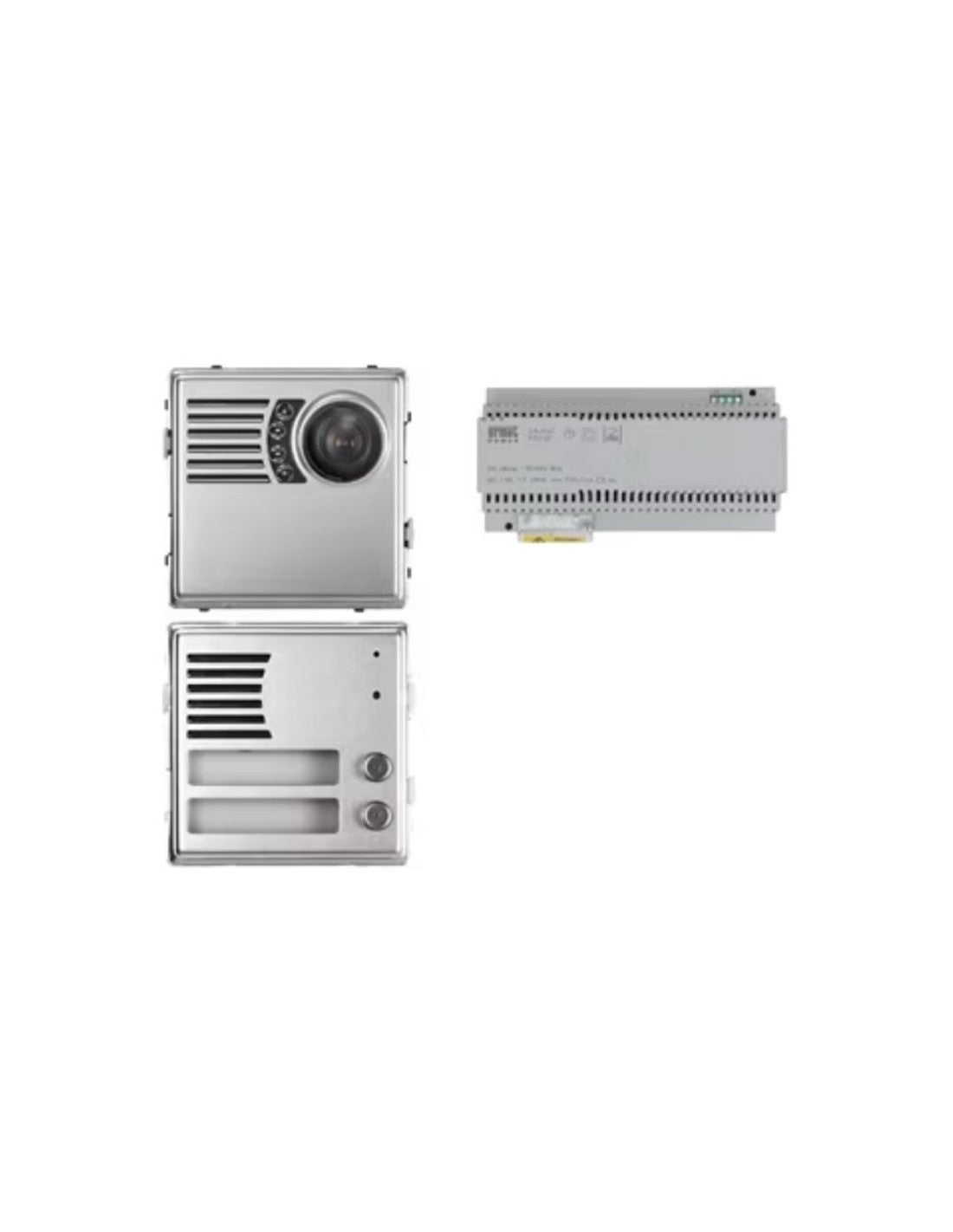 Kit base impianto videocitofono per installazione bifamiliare Urmet