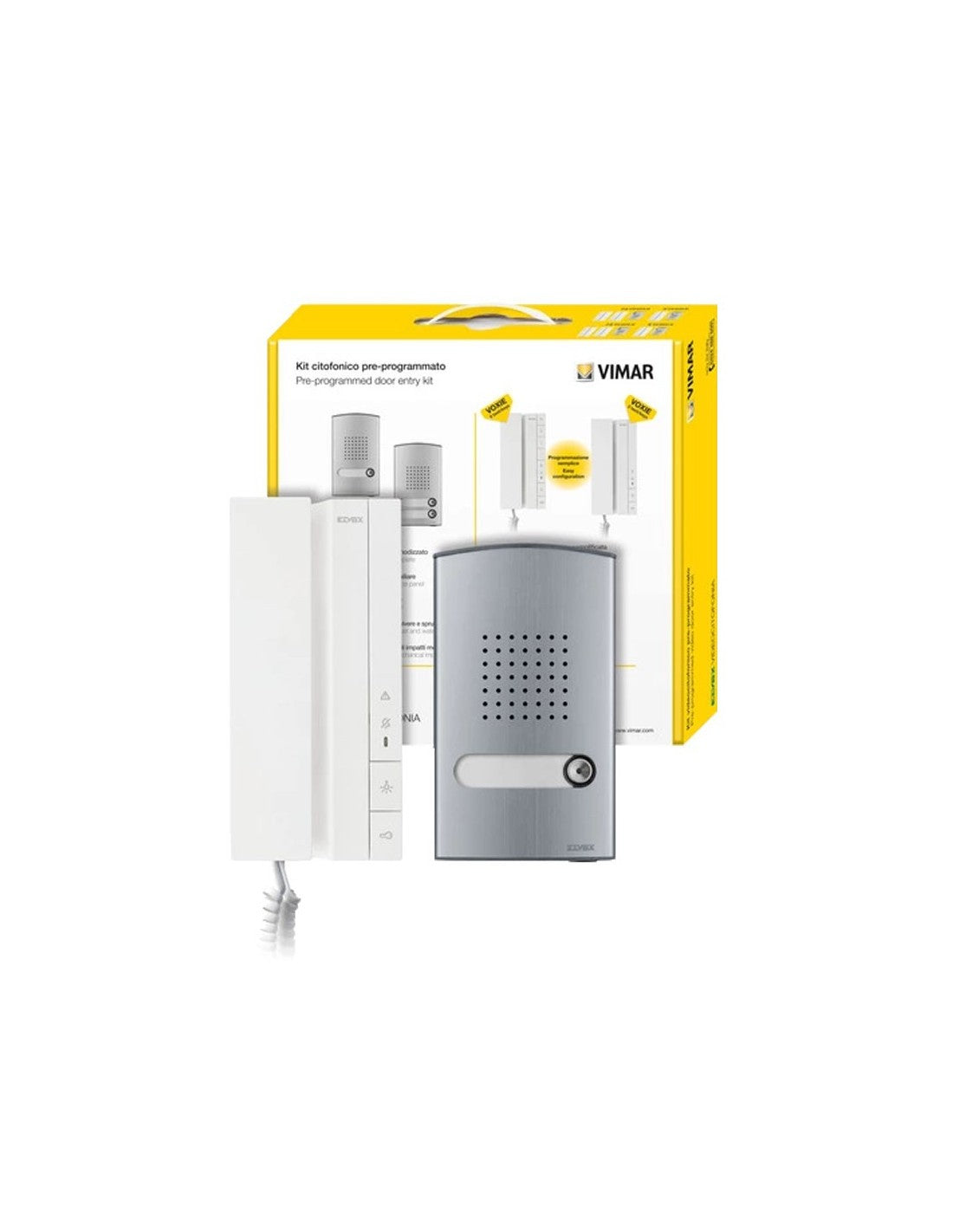 Kit citofonico monofamiliare Voxie 2 Fili Plus Vimar