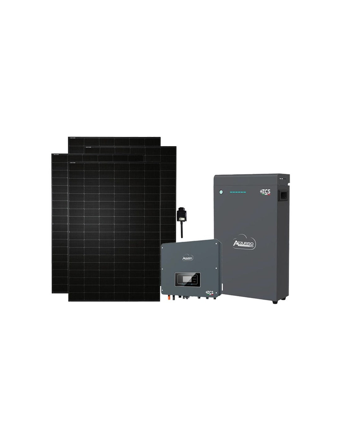 Kit fotovoltaico monofase 4500W inverter 4kW batteria al litio 5.1kWh LV ZSX5000 S Zucchetti