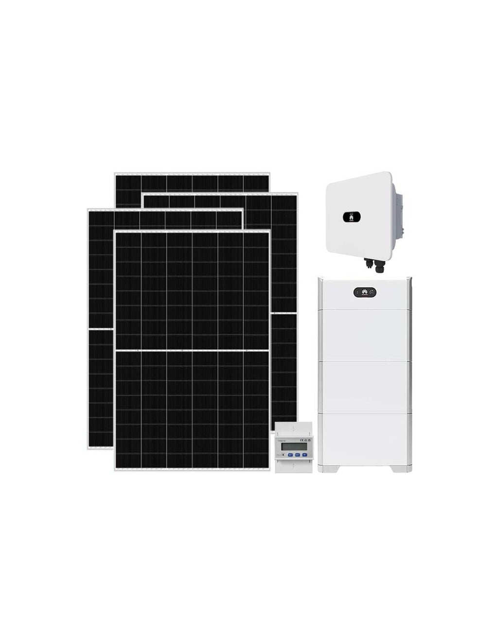 Kit fotovoltaico trifase 20930 W inverter 20 kW MB0 Huawei batteria al litio 15 kWh LUNA2000 BMS