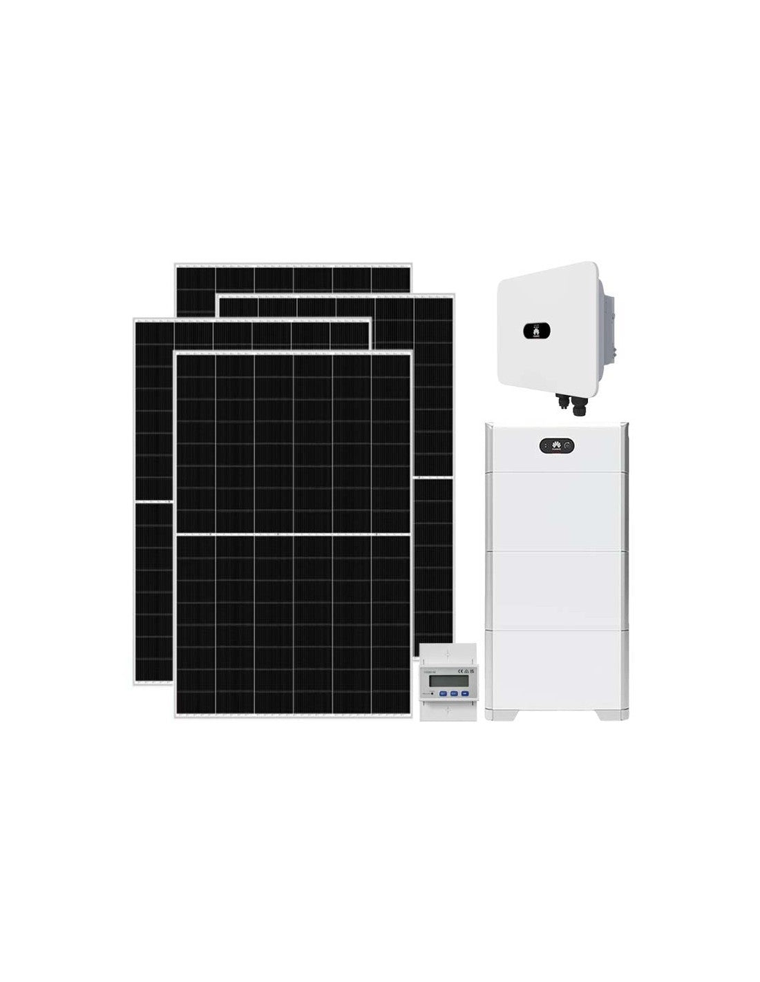 Kit fotovoltaico trifase 26390 W inverter 25 kW MB0 Huawei batteria al litio 15 kWh LUNA2000 BMS
