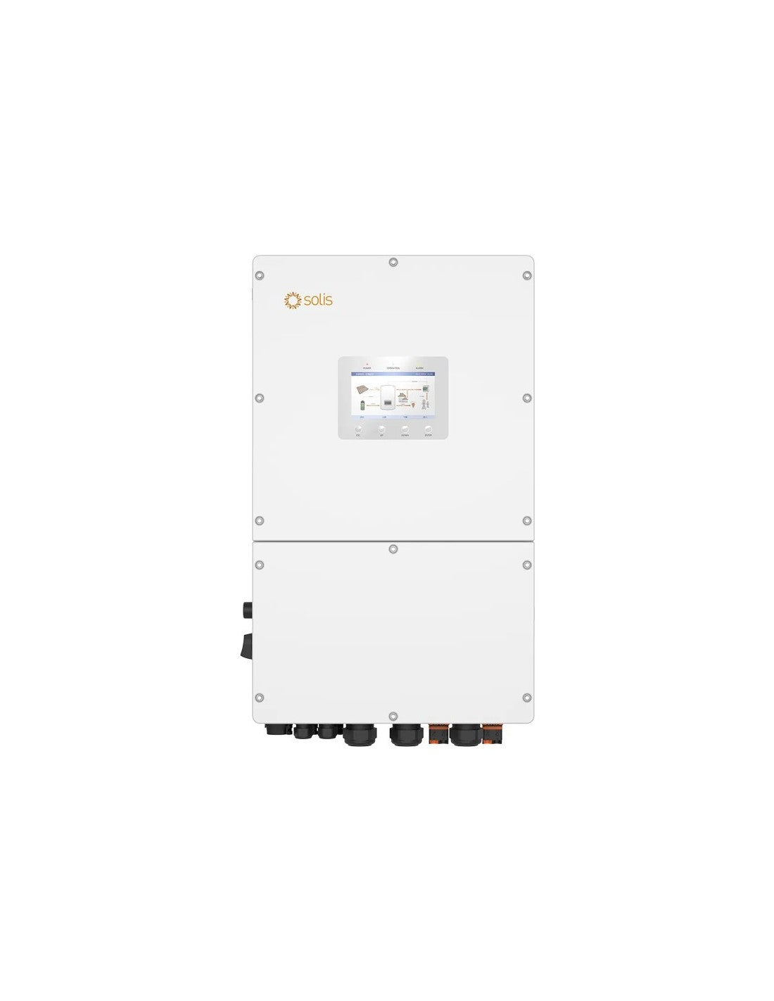 Kit fotovoltaico trifase 50050W inverter 50kW Solis litio 52.2kWh Weco EVO 5k3