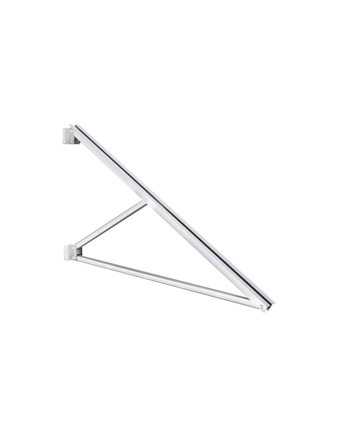 Kit frangisole inclinazione fissa 30° - ipotenusa 1300mm per modulo in orizzontale