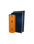 Kit solare termico con bollitore doppio serpentino ACS 300L 2xSKY27 Sunerg
