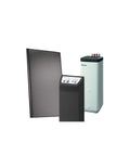 Kit Solaris drain-back con accumulatore di energia 300L 2xV21 tetto nero Daikin