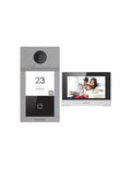 Kit videocitofono IP monofamiliare con stazione esterna Hikvision