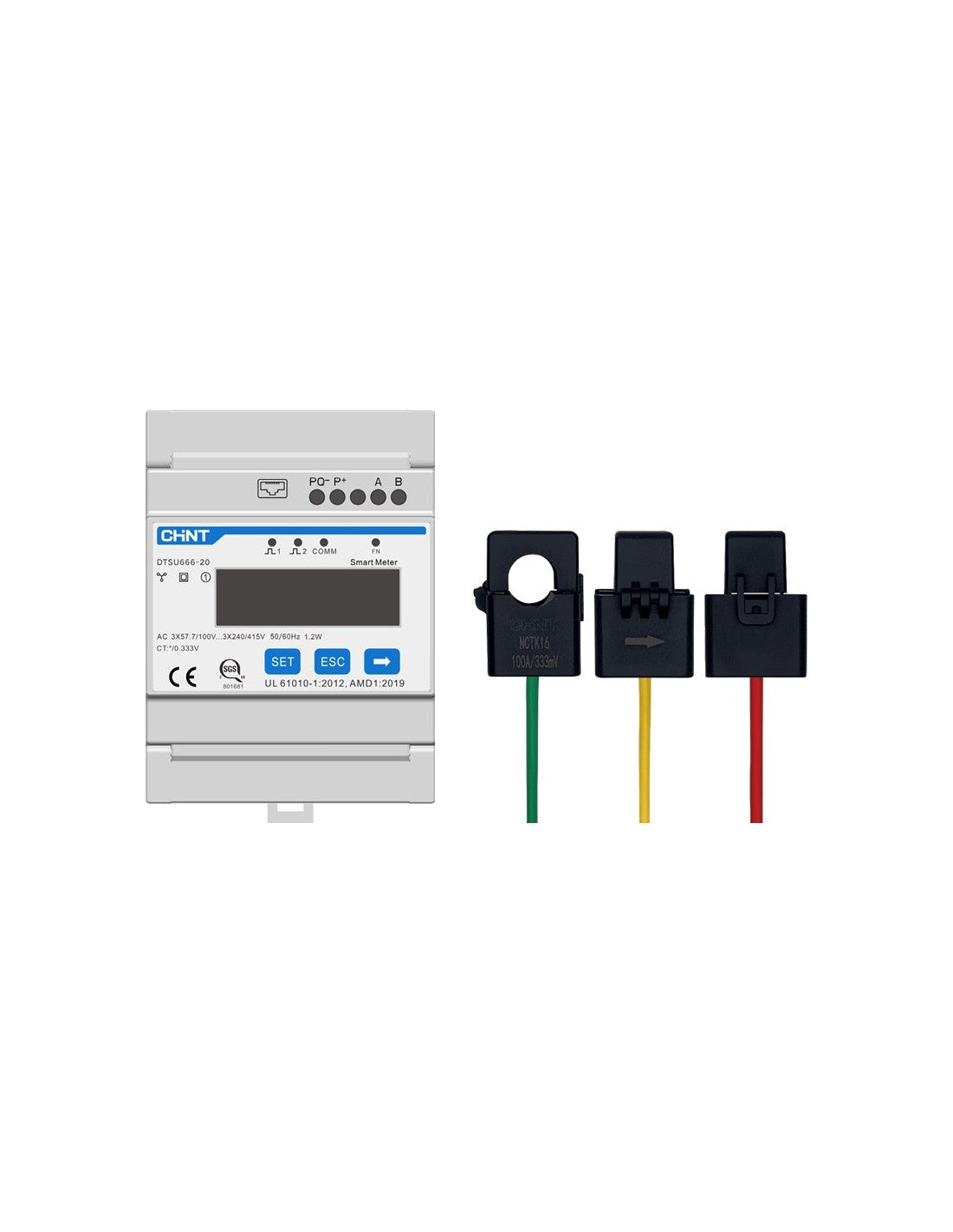 Meter Trifase con doppio ingresso CT Sungrow