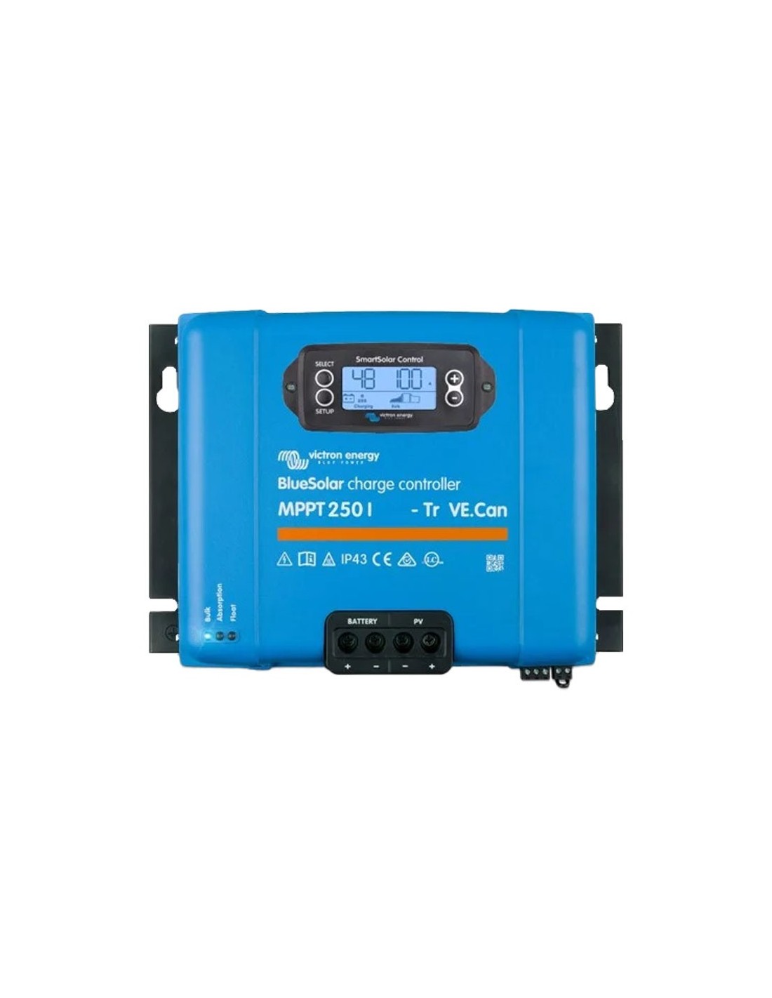Regolatore di carica MPPT BlueSolar 250/100-Tr VE. Can 250Voc 100A Victron Energy