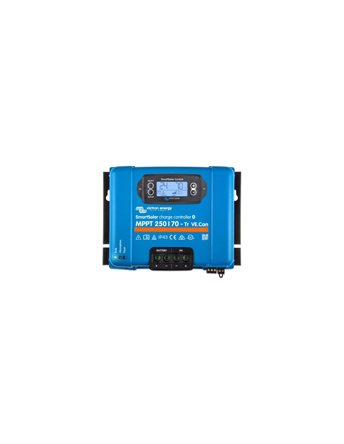 Regolatore di carica MPPT SmartSolar 250/70-Tr VE. Can 250Voc 70A Victron Energy