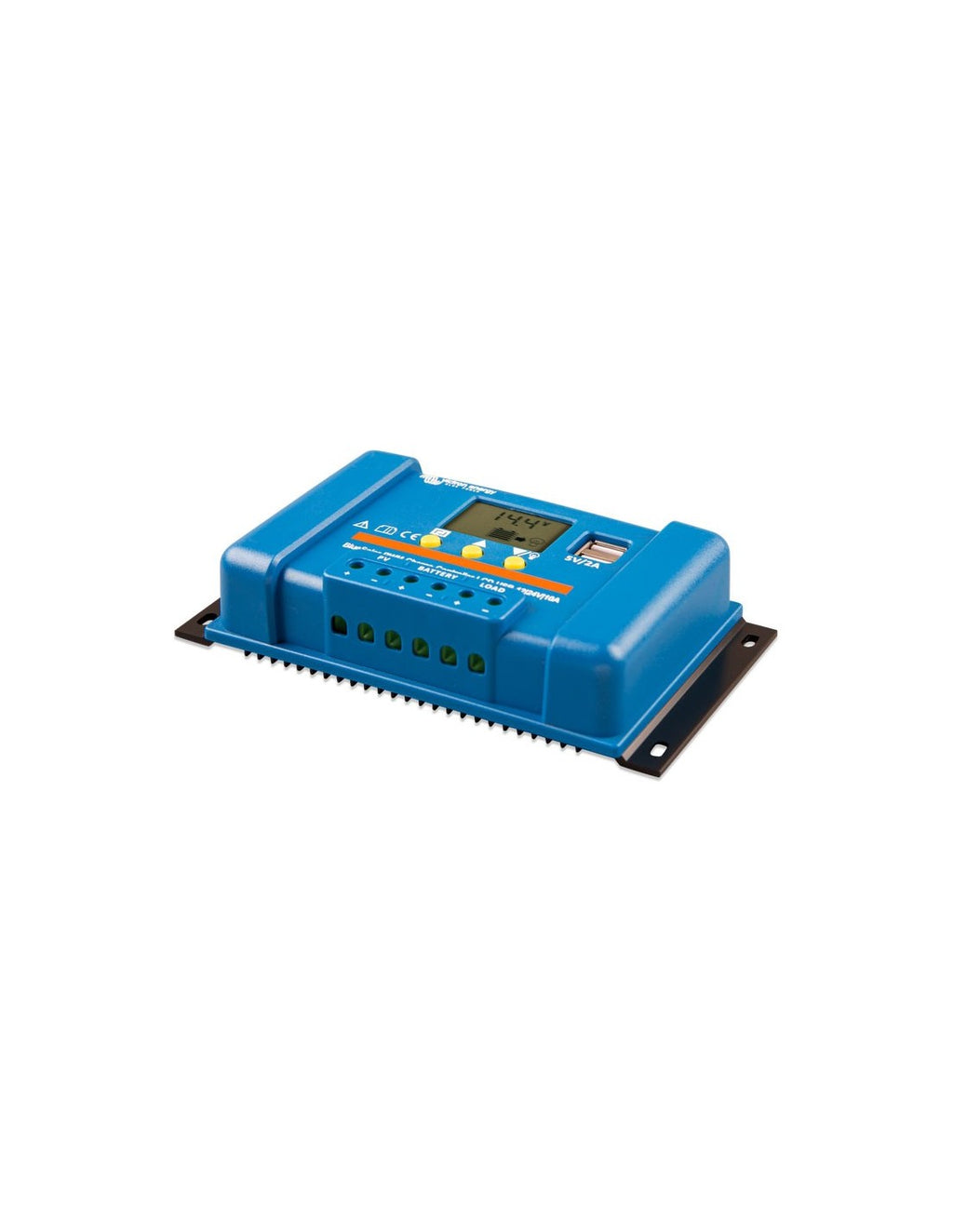 Regolatore di Carica PWM BlueSolar 10A 12/24V Display LCD e USB Victron Energy