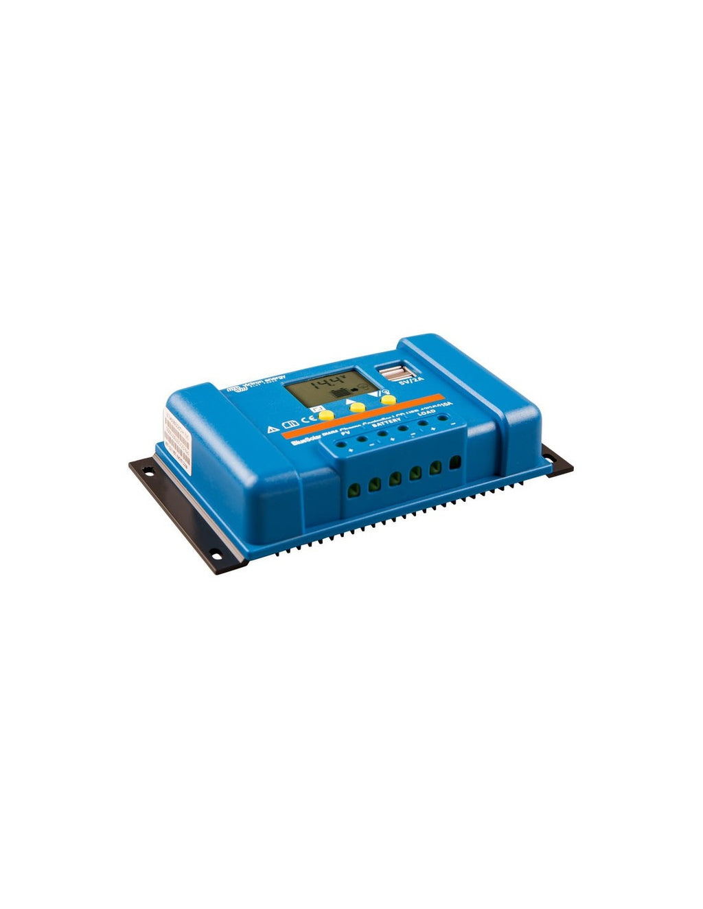Regolatore di Carica PWM BlueSolar 10A 12/24V Display LCD e USB Victron Energy