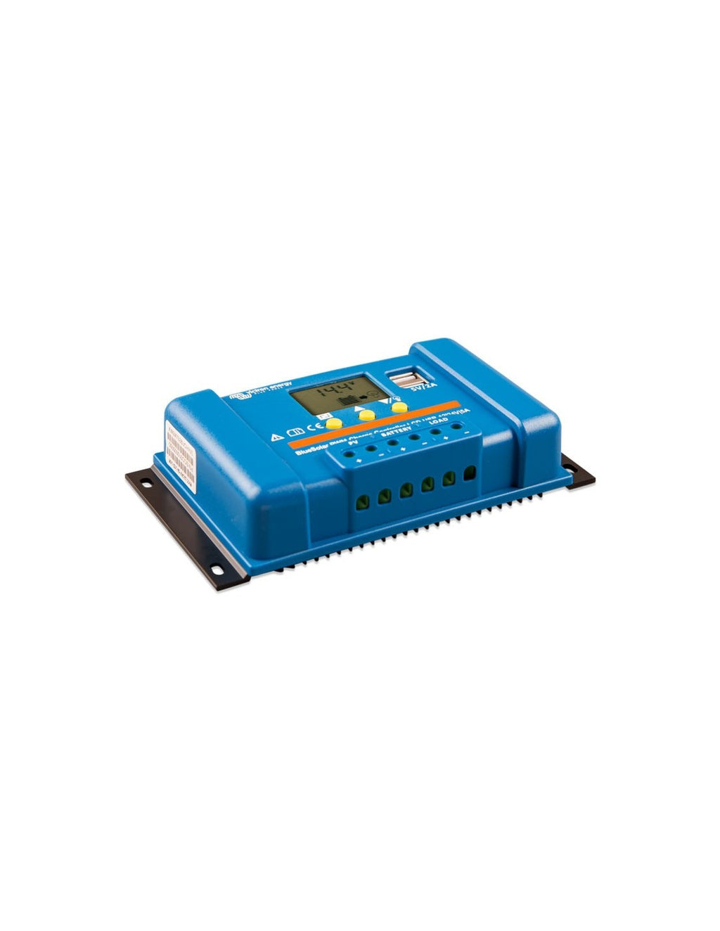 Regolatore di Carica PWM BlueSolar 5A 12/24V Display LCD e USB Victron Energy