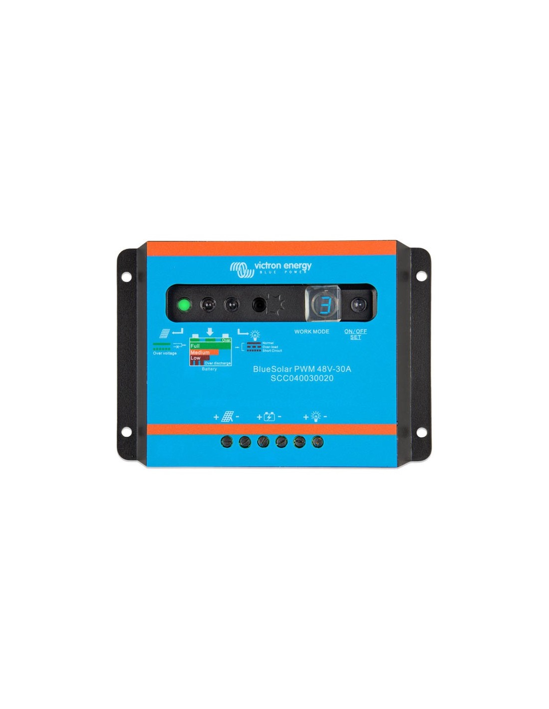 Regolatore di Carica PWM BlueSolar Light 30A 48V Automatico Victron Energy
