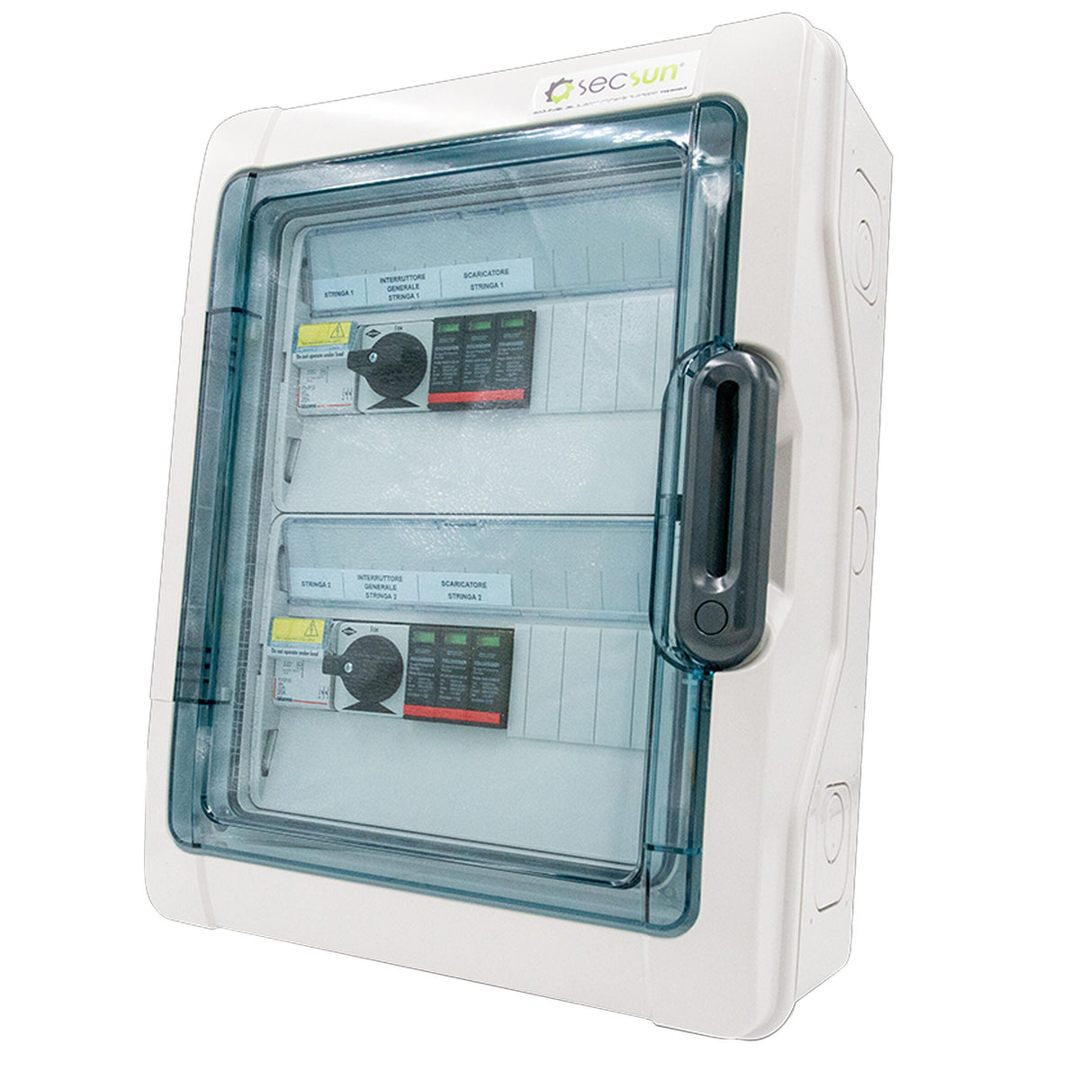 Secsun QCMB2102 quadro di campo DC 2 stringhe indipendenti 1000V con bobina di sgancio - immagine rappresentativa