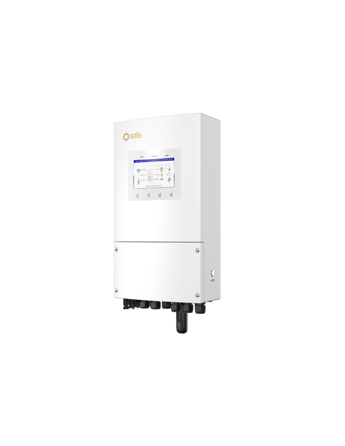 Sistema di accumulo monofase inverter 5kW Solis batteria al litio 10.24kWh Dyness DL5.0C