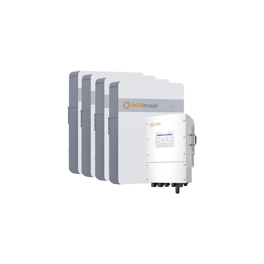 Sistema di accumulo trifase inverter 10 kW accumulo litio 20 kWh Solis IntelliHome-5 LV