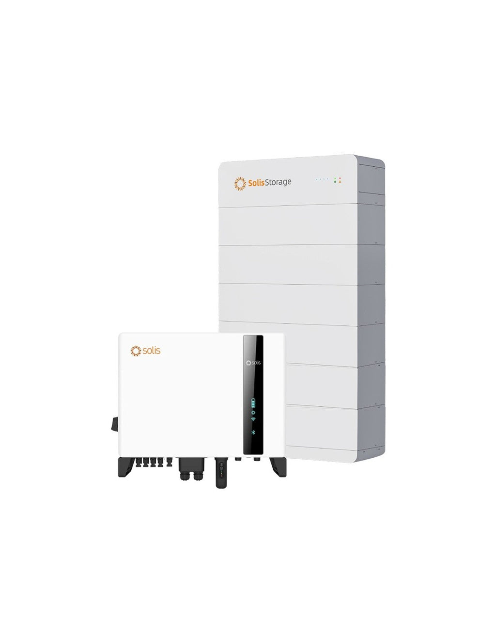 Sistema di accumulo trifase inverter 10 kW accumulo litio 30 kWh Solis FlexHome HV
