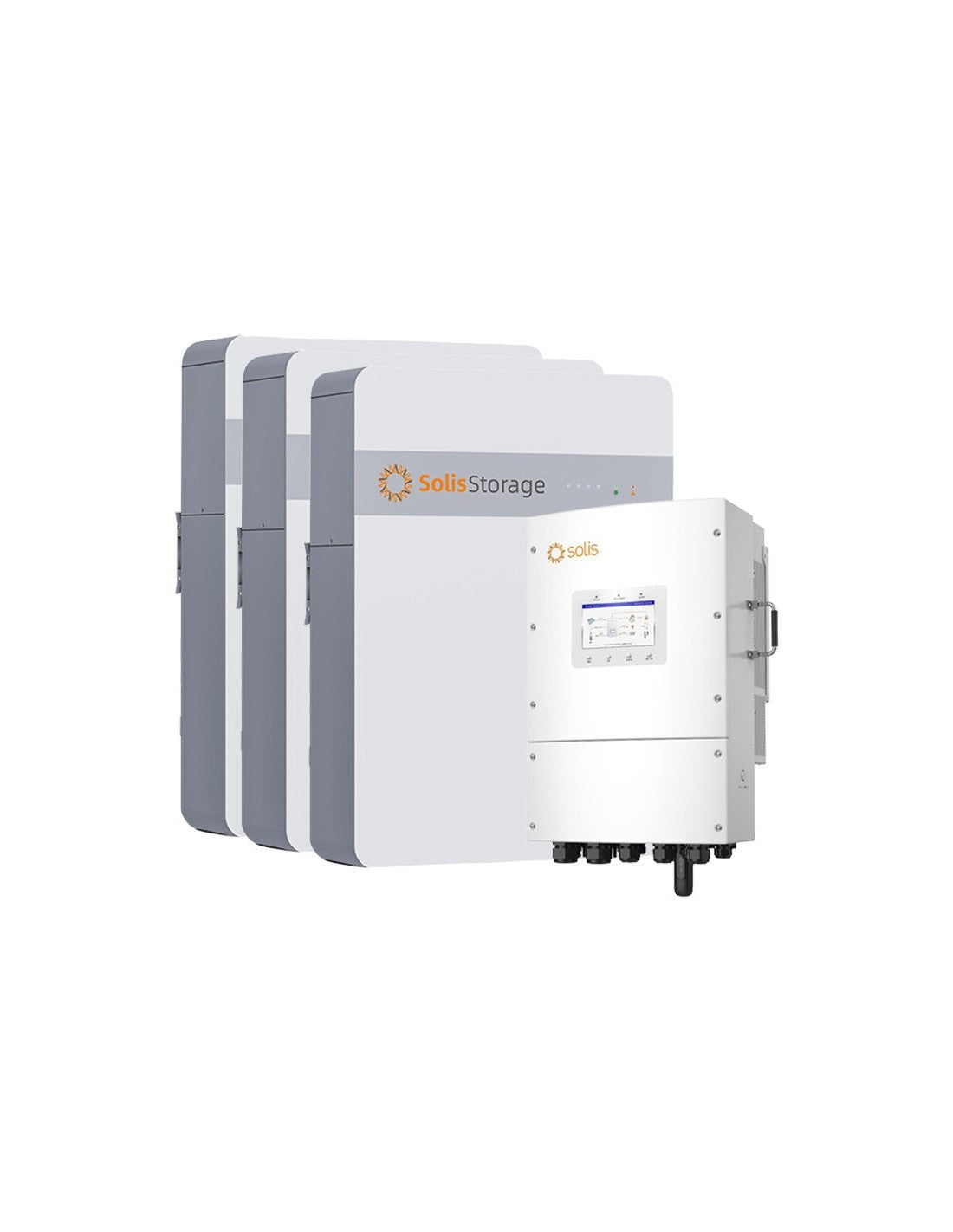 Sistema di accumulo trifase inverter 15 kW accumulo litio 15 kWh Solis IntelliHome-5 LV