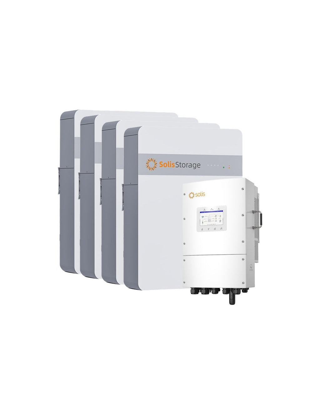 Sistema di accumulo trifase inverter 15 kW accumulo litio 20 kWh Solis IntelliHome-5 LV