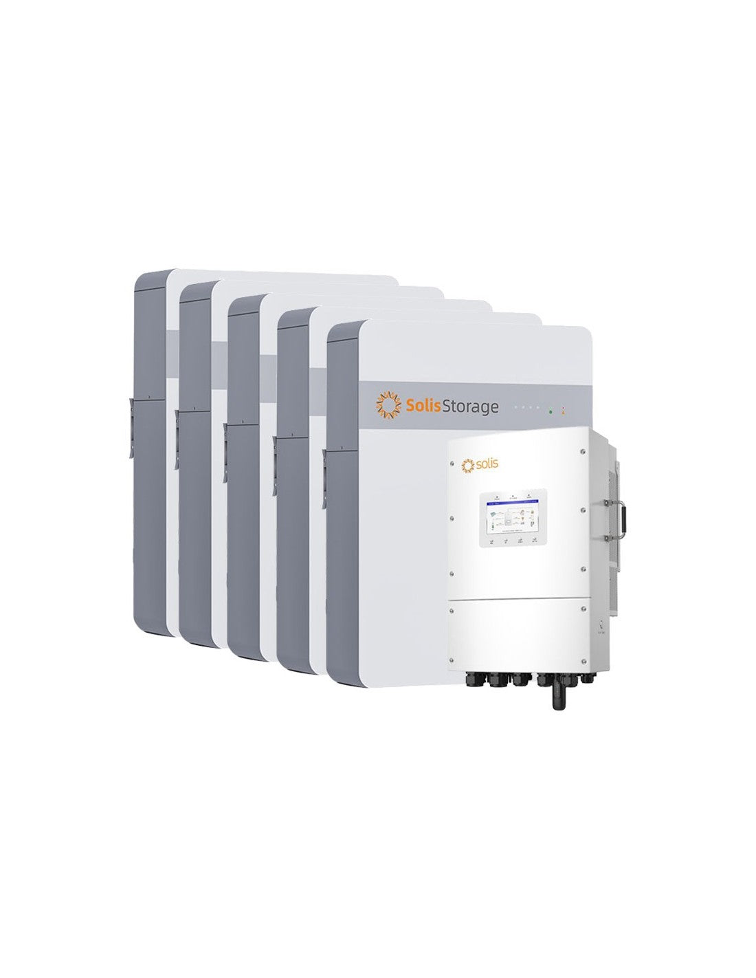 Sistema di accumulo trifase inverter 15 kW accumulo litio 25 kWh Solis IntelliHome-5 LV