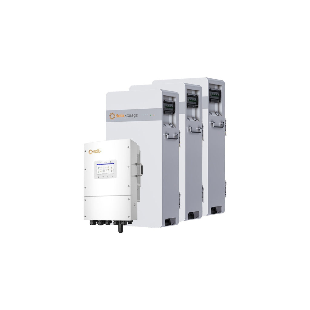 Sistema di accumulo trifase inverter 15 kW accumulo litio 30 kWh Solis IntelliHome-10 LV