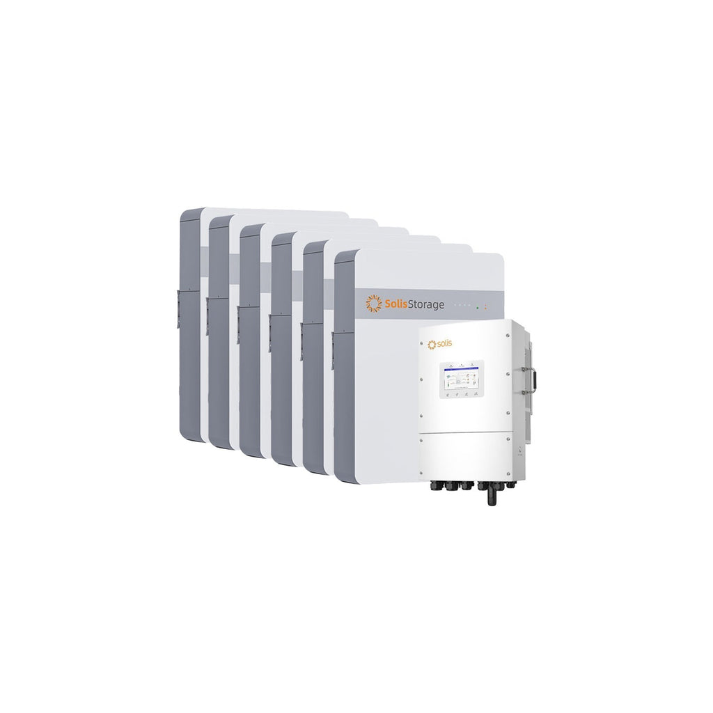 Sistema di accumulo trifase inverter 15 kW accumulo litio 30 kWh Solis IntelliHome-5 LV