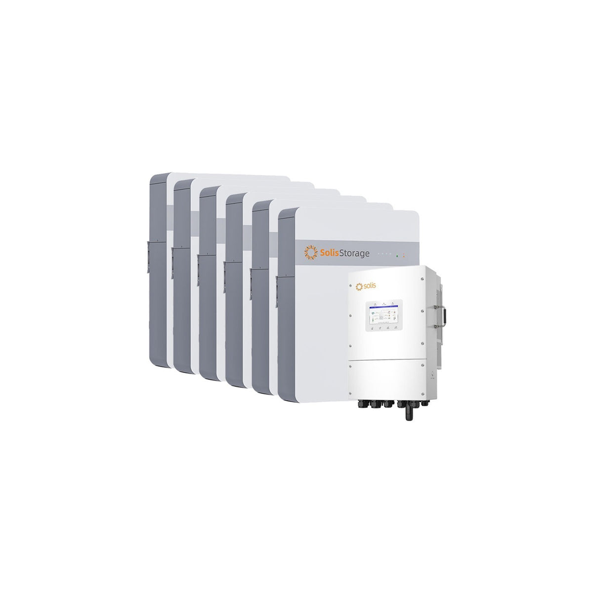 Sistema di accumulo trifase inverter 15 kW accumulo litio 30 kWh Solis IntelliHome-5 LV