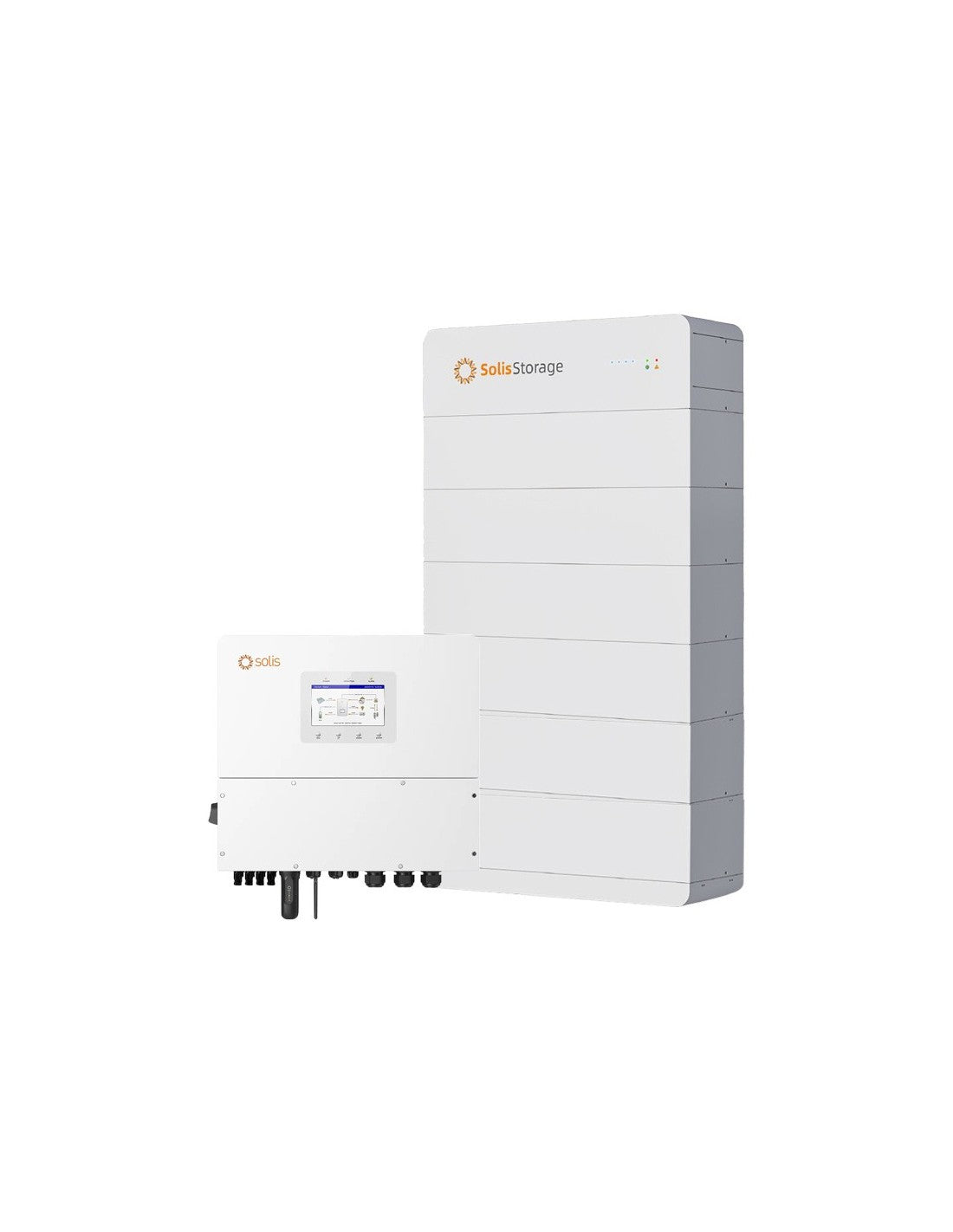 Sistema di accumulo trifase inverter 20 kW accumulo litio 30 kWh Solis FlexHome HV