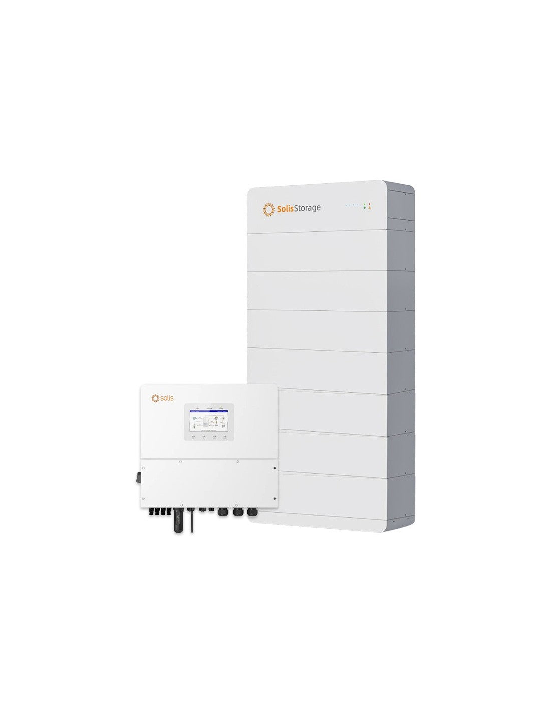 Sistema di accumulo trifase inverter 20 kW accumulo litio 35 kWh Solis FlexHome HV