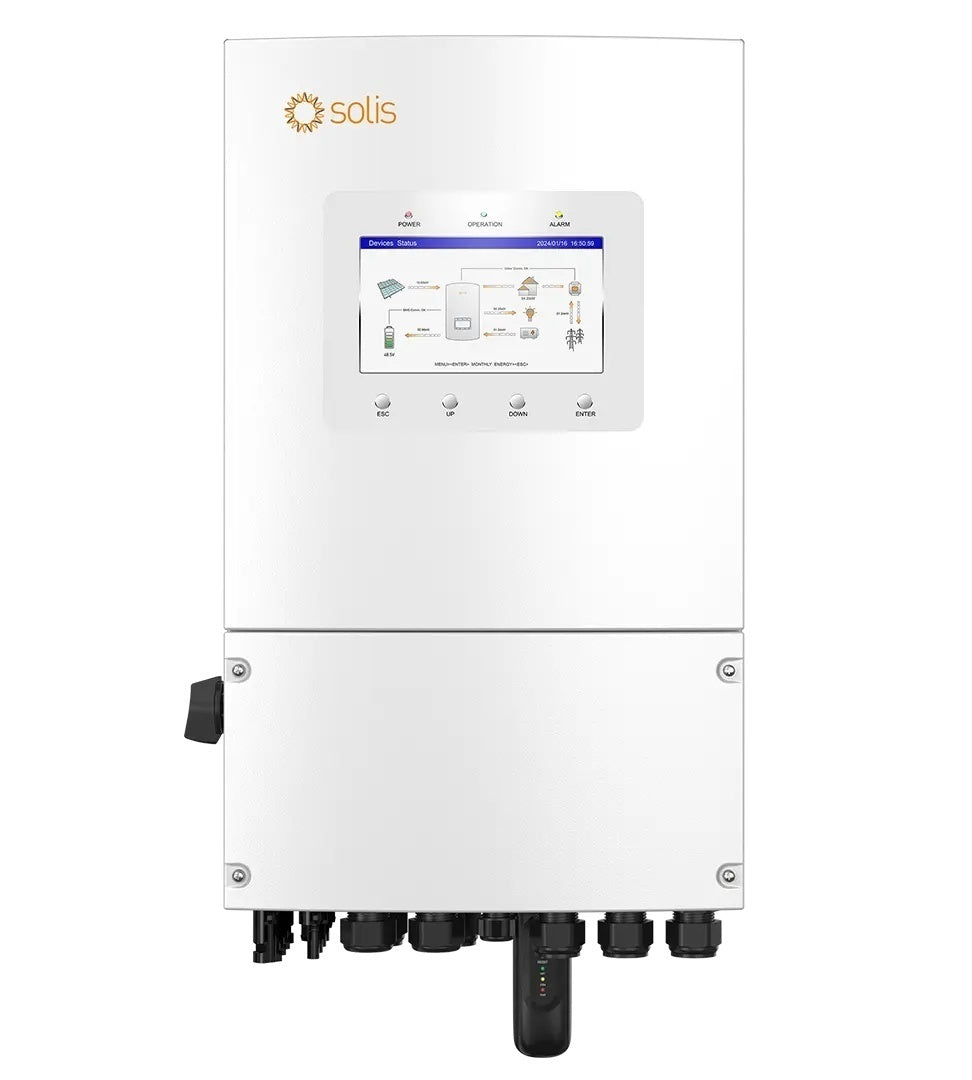 Inverter Solis S6-EH3P8K02-NV-YD-L 8 kW trifase Low Voltage incluso nel kit