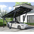 Immagine illustrativa carport fotovoltaico per 1 posto auto con pannelli