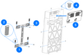 Tesla Powerwall 3 Expansion Stacking Kit - immagine ufficiale