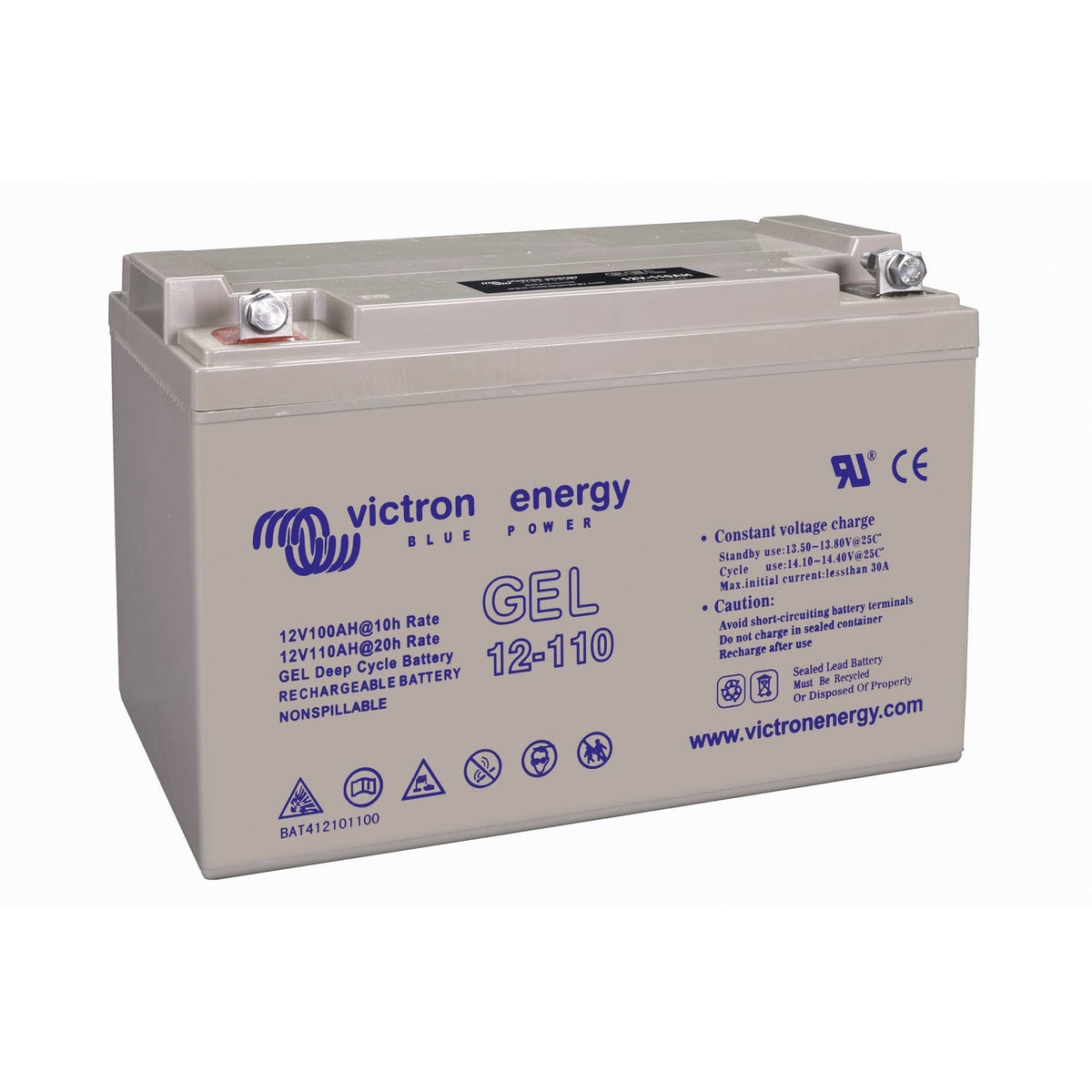 Batteria GEL Deep Cycle Victron Energy 12V 110Ah