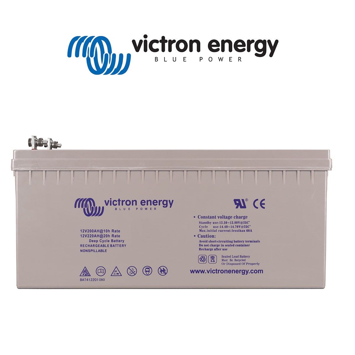 Batteria GEL Deep Cycle Victron Energy 12V 220Ah